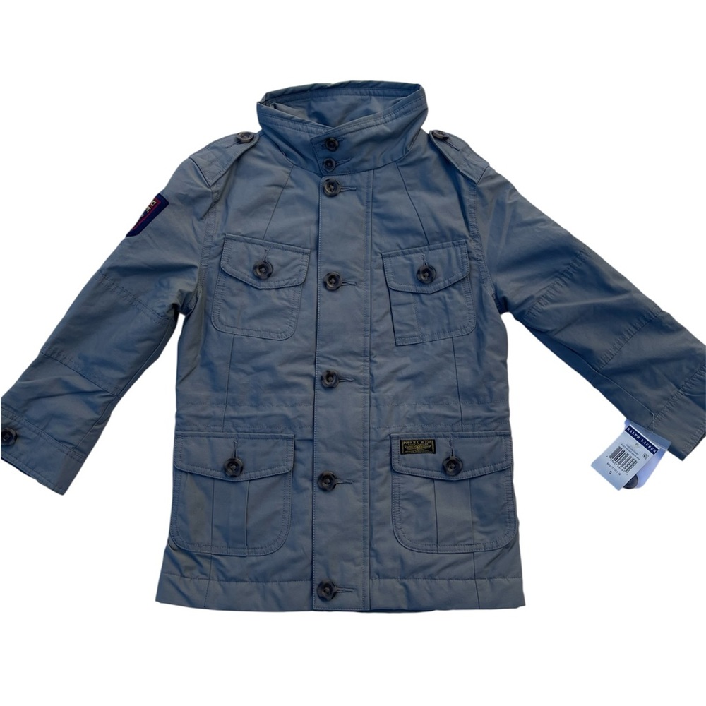POLO RALPH LAUREN KID’S FIELD
JACKET SIZE YOUTH SMALL (5) GREY - Picture 2 of 15